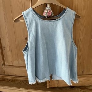 Jean tank top